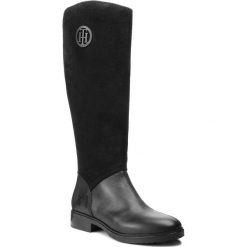 Oficerki TOMMY HILFIGER - Basic Th Riding Boot FW0FW03450 Black 990. Niebieskie buty zimowe damskie marki Marc O'Polo, z polaru. Za 899,00 zł.