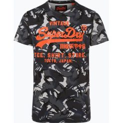 T-shirty męskie z nadrukiem: Superdry - T-shirt męski, czarny