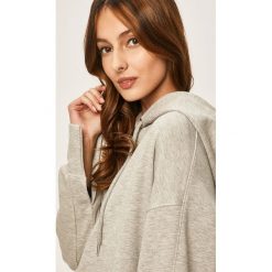 Answear - Bluza. Szare bluzy damskie ANSWEAR, s, bez wzorów, z bawełny, bez rękawów, z kapturem. W wyprzedaży za 119,90 zł.
