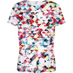 Colour Pleasure Koszulka damska CP-030 16 biało-niebieska r. XL/XXL. Niebieskie t-shirty damskie marki Colour pleasure, xl. Za 70,35 zł.