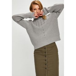 Pinko - Sweter. Szare swetry damskie marki Pinko, s, bez wzorów, z bawełny, z krótkim rękawem, krótkie, bez kaptura. W wyprzedaży za 649,90 zł.