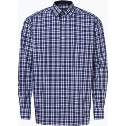 Eterna Comfort Fit - Koszula męska łatwa w prasowaniu, niebieski. Niebieskie koszule męskie na spinki Eterna Comfort Fit, m, z dekoltem karo. Za 249,95 zł.