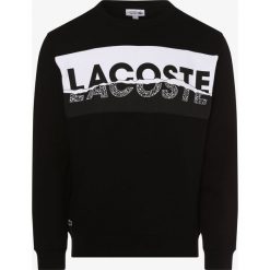 Lacoste - Męska bluza nierozpinana, czarny. Czarne bluzy męskie Lacoste, s, z nadrukiem, eleganckie, bez kołnierzyka, bez rękawów, bez kaptura. Za 499,95 zł.