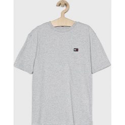 Tommy Hilfiger - T-shirt dziecięcy 128-176 cm. Szare t-shirty chłopięce TOMMY HILFIGER, bez wzorów, z dzianiny, bez rękawów. W wyprzedaży za 69,90 zł.