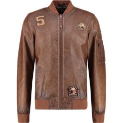 Kurtki męskie: INDICODE JEANS DIEGO Kurtka ze skóry ekologicznej dark brown