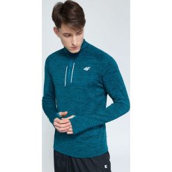 Bluzy męskie: Bluza treningowa męska BLMF002 – morska zieleń melanż