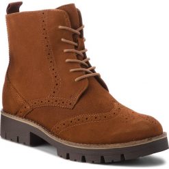 Trapery CAPRICE - 9-25209-21 Cognac Oily Su 353. Pomarańczowe trapery damskie Caprice, ze skóry, bez obcasa, bez zapięcia. W wyprzedaży za 269,00 zł.