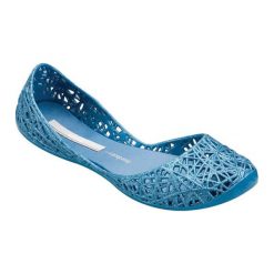 Baleriny w kolorze niebieskim. Niebieskie baleriny dziewczęce Melissa, Pepe Jeans, bez wzorów, bez obcasa. W wyprzedaży za 139,95 zł.