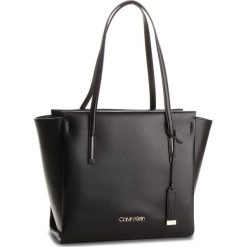 Shopper bag damskie: Torebka CALVIN KLEIN BLACK LABEL – Frame Large Shopper K60K604371 001