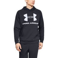 Under Armour Rival Bluza Czarny. Czarne bluzy męskie Under Armour, l, bez wzorów, z bawełny, bez kołnierzyka, bez rękawów, bez kaptura. Za 274,95 zł.