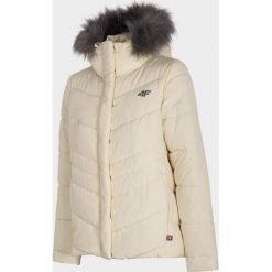 Kurtka puchowa damska. Pomarańczowe kurtki damskie l, bez wzorów, z puchu, bez kaptura, primaloft. Za 399,99 zł.