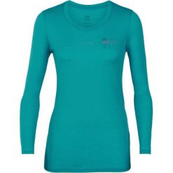 Icebreaker Damski T-Shirt Z Długim Rękawem Tech Lite, Turkusowy S. Niebieskie koszulki damskie termoaktywne marki Icebreaker, s, bez wzorów. Za 259,00 zł.