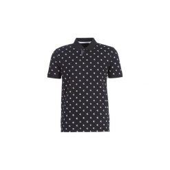 Koszulki polo z krótkim rękawem Calvin Klein Jeans AOP MONOGRAM SS POLO. Czarne koszulki męskie marki Calvin Klein Jeans, s, bez wzorów, z jeansu, z krótkim rękawem. Za 349,00 zł.
