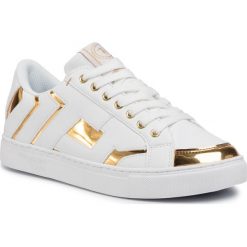 Sneakersy TRUSSARDI JEANS - 79A00471 W626. Białe półbuty damskie Trussardi Jeans, z jeansu. Za 649,00 zł.