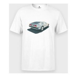 Koszulka męska DeLorean. Koszulki męskie MegaKoszulki, m, bez wzorów, z bawełny, z podwójnym kołnierzykiem, bez rękawów. Za 49,90 zł.