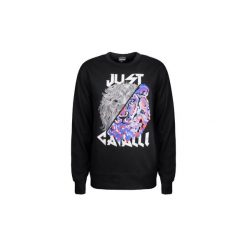 Bluzy Roberto Cavalli S01GU0032. Czarne bluzy męskie Roberto Cavalli, s, bez wzorów, bez kołnierzyka, bez rękawów, bez kaptura. Za 399,00 zł.