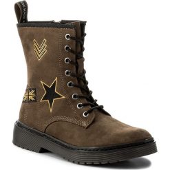 Botki TAMARIS - 1-25731-39 Olive 722. Zielone botki damskie na obcasie Tamaris, z materiału. W wyprzedaży za 189,00 zł.