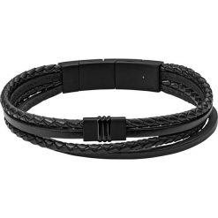 Fossil - Bransoletka. Czarne bransoletki męskie Fossil. Za 299,90 zł.