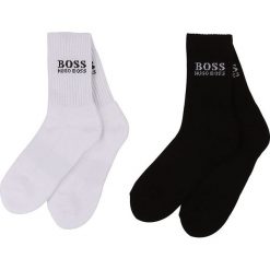 Boss - Skarpetki (2-pack). Czarne skarpetki chłopięce Boss, z nadrukiem. Za 129,90 zł.