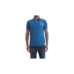 Koszulki polo z krótkim rękawem Napapijri GANDY 1 N0YHDW. Niebieskie koszulki męskie Napapijri, s, bez wzorów, polo, z krótkim rękawem, krótkie. Za 258,45 zł.