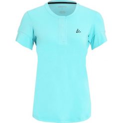 Craft RIDE Tshirt basic sea. Niebieskie topy sportowe damskie marki Craft, m, z elastanu. W wyprzedaży za 146,30 zł.