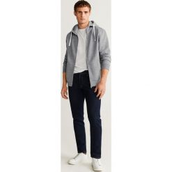 Mango Man - Bluza Bady. Szare bluzy męskie Mango Man, s, bez wzorów, z bawełny, z kapturem, bez rękawów, z kapturem. Za 119,90 zł.