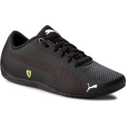 Sneakersy PUMA - Sf Drift Cat 5 Ultra 305921 02 Ouma Black/Rosso Corsa/Black. Czarne trampki chłopięce Puma, bez wzorów, ze skóry ekologicznej, na sznurówki. W wyprzedaży za 339,99 zł.