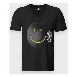Koszulka męska v-neck Paint The Moon. Koszulki męskie MegaKoszulki, m, bez wzorów, z bawełny, klasyczne, bez kołnierzyka, bez rękawów. Za 59,90 zł.