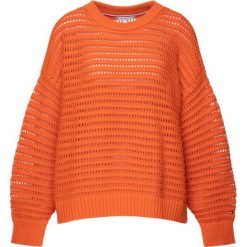 Sweter TOMMY HILFIGER Vanah WW0WW25242. Pomarańczowe swetry damskie TOMMY HILFIGER, m, bez wzorów, z bawełny, klasyczne, bez rękawów, bez kaptura. W wyprzedaży za 339,00 zł.