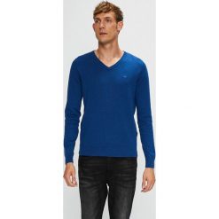 Tom Tailor Denim - Sweter. Niebieskie bez kategorii TOM TAILOR DENIM, s, z bawełny, z okrągłym kołnierzem. W wyprzedaży za 89,90 zł.