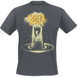 Greta Van Fleet Cinematic Lights T-Shirt ciemnoszary. Szare koszulki męskie Greta Van Fleet, l, bez wzorów, bez kołnierzyka. Za 74,90 zł.