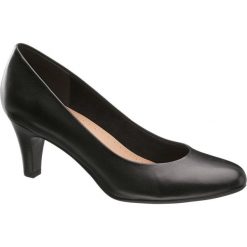 Czółenka damskie 5th Avenue czarne. Czarne czółenka damskie marki 5th Avenue, z gumy, na obcasie. Za 159,90 zł.
