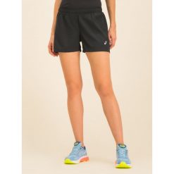 Szorty sportowe Asics Silver 4in 2012A030. Czarne spodnie damskie Asics, m, bez wzorów, z poliesteru. W wyprzedaży za 119,00 zł.