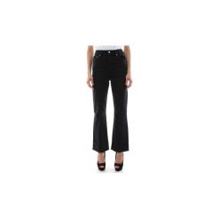 Jeansy bootcut Levis 77876 0000 - RIBCACE CROP. Czarne jeansy damskie Levi's®. Za 394,37 zł.