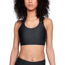 Biustonosze sportowe: Under Armour Biustonosz sportowy Armour Mid Kehole Mesh szary r. XL (1307198-016)
