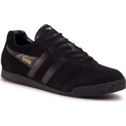 Sneakersy GOLA - Harrier Suede CMA192 Black/Black/Black. Czarne sneakersy męskie Gola, bez zapięcia. W wyprzedaży za 289,00 zł.