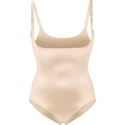 Body wyszczuplające Level 2 bonprix cielisty. Brązowe body damskie marki bonprix, z haftami. Za 89,99 zł.