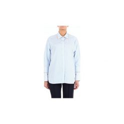 Koszule Tommy Hilfiger RW0RW01219. Szare koszule damskie TOMMY HILFIGER, bez wzorów, bez kołnierzyka, bez rękawów. Za 926,29 zł.