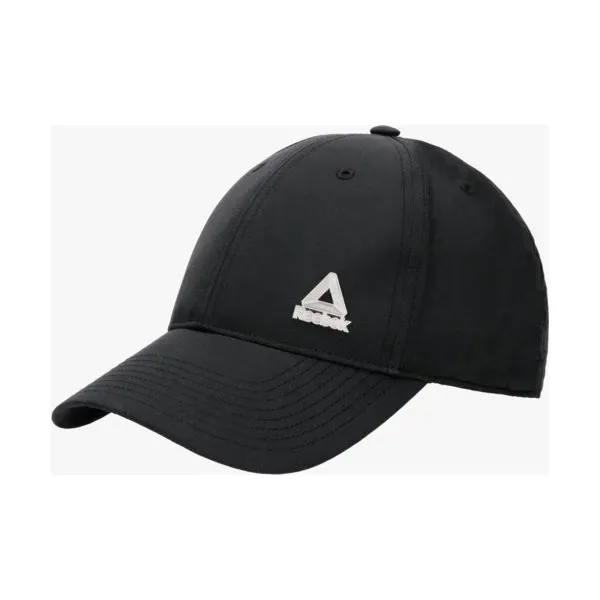 Reebok Czapka Act Fnd Badge Cap , czarny, rozmiar ONE SIZE. Czarne czapki damskie Reebok, w paski, z nylonu. W wyprzedaży za 49,99 zł.