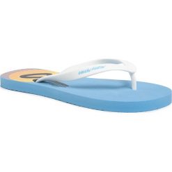 Japonki CALVIN KLEIN SWIMWEAR - Ff Sandals KM0KM00500 CAE. Białe klapki męskie Calvin Klein Swimwear, bez wzorów, z tworzywa sztucznego. Za 159,00 zł.