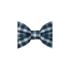Mucha gotowa bowstyle Niebieska kratka. Niebieskie muchy męskie Bowstyle, w kratkę, z tkaniny. Za 75,00 zł.