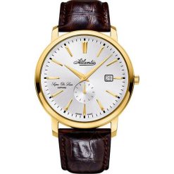 Zegarek Atlantic Męski Super De Luxe 64352.45.21 Retro brązowy. Brązowe zegarki męskie Atlantic. Za 1717,99 zł.