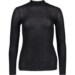 Koszulka w kolorze czarnym. Czarne t-shirty damskie Benetton, xs, z wełny, z golfem, z długim rękawem. W wyprzedaży za 36,95 zł.