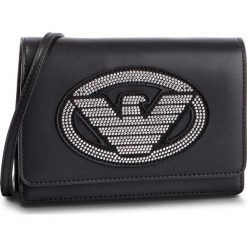 Torebka EMPORIO ARMANI - Y3B086 YGE1X 82330 Black/Silver. Czarne listonoszki damskie Emporio Armani, bez wzorów, ze skóry ekologicznej, na ramię, bez dodatków. W wyprzedaży za 539,00 zł.