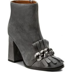 Botki EVA MINGE - Felipina 2N 17SF1372246EF 809. Szare botki damskie marki Eva Minge, ze skóry. W wyprzedaży za 269,00 zł.