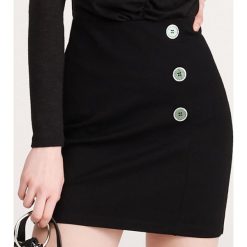 Spódnica mini - Czarny. Czarne spódniczki damskie Reserved, s, bez wzorów, mini. Za 49,99 zł.