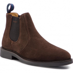Sztyblety GANT - Spencer 17653888 Dark Brown G46. Brązowe sztyblety męskie GANT, ze skóry. Za 699,90 zł.