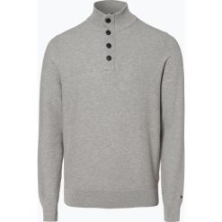 Tommy Hilfiger - Sweter męski, szary. Szare swetry męskie marki TOMMY HILFIGER, xl, bez wzorów, z podwójnym kołnierzykiem, bez kaptura. Za 539,95 zł.