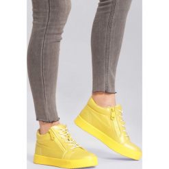 Żółte Neonowe Sneakersy Let It Go. Buty sportowe damskie vices. Za 79,99 zł.