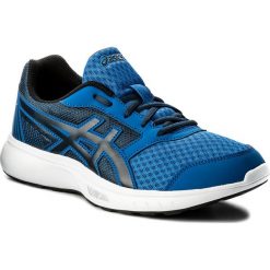 Buty ASICS - Stormer 2 T843N Victoria Blue/Black/Dark Blue 4590. Niebieskie buty fitness męskie marki Asics, ze skóry ekologicznej. W wyprzedaży za 159,00 zł.
